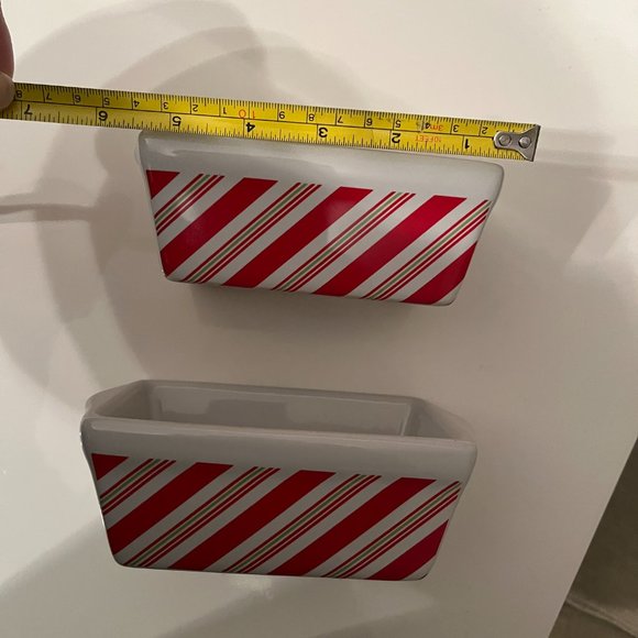 Other - TWO Miniature Ceramic Christmas / Holiday Baking Pans